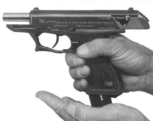 Technical Data P9S Automatic Pistol Operating principle.. Action. Feed... Caliber Muzzle velocity Vo- Muzzle energy Eo- Length of pistol.