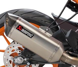 ENGINE ENGINE KTM's sophisticated compact design boasts a 373 cc engine, weighing in at only 78 lbs.