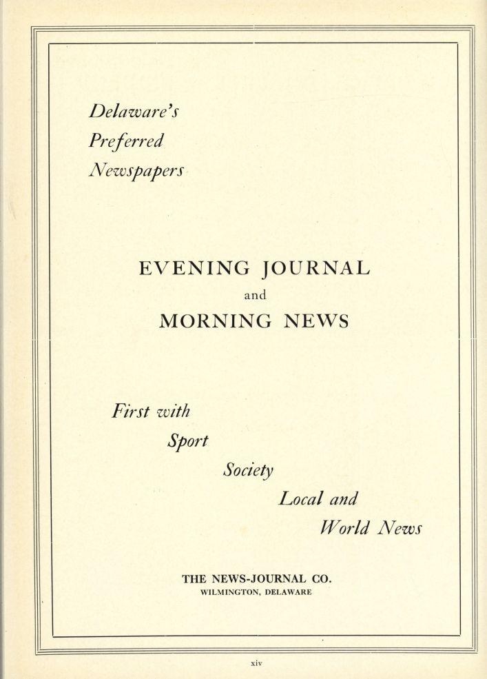 Delaware's Preferred Newspapers EVENING JOURNAL and MORNING NEWS First