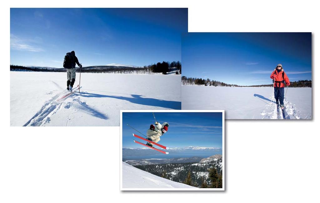 AN ACTIVE AND ADVENTUROUS VACATION ACTIVITIES AND EXPERIENCES The Olympic trail network has been extended and disposes 30 slopes offering winter experiences for skiers of all levels.