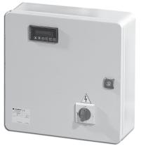 CONTROL PANEL FOR GS, GS1, GS3 Electric panel for powering, controlling and protecting a maximum of three three-phase pumps, with sheet steel casing (fig. 1) and protected to IP. fig.