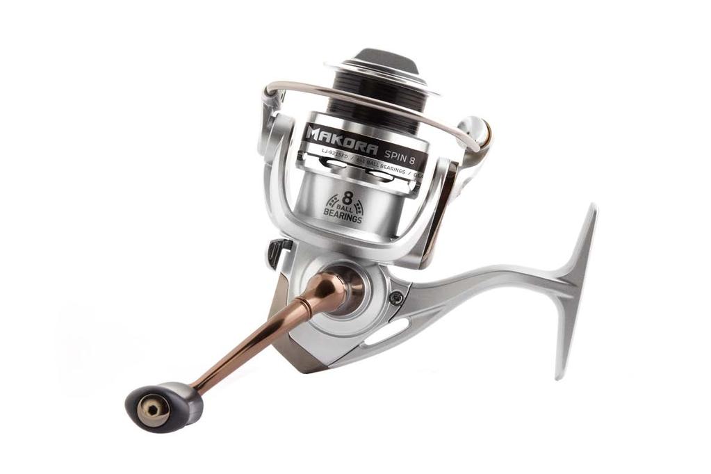 9 TECHNICAL SOLUTIONS AND CHARACTERISTICS OF REELS The simplest spool braking system when casting a lure.