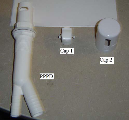 56 Figure 5.6. Disassembled pressure port protection device with pressure port on the side of cap 2 Interestingly, the pressure port itself is located on the side of the PPPD rather than the top.
