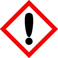 Hazardous Hazards not otherwise classified: None Symbol(s) Signal word Warning!