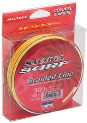 21mm DAIWA BRAID SHINOBI Premium grade, round profile 4 ply braid designed specifically for casting with spin and baitcaster reels.