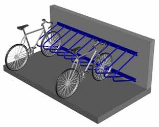 is a unique system for storing up to 4 bikes