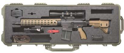 7 inch Modular Rail System (MRS) is lightweight and ergonomic more comfortable for the shooter s support hand.