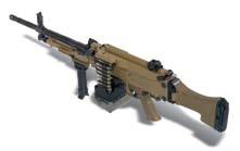 The MG5 machine gun is a simple gas-operated weapon, firing from an open bolt in automatic mode only. It has a quick-detachable, air-cooled barrel, with a conventional rotary bolt locking function.