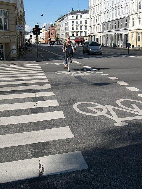 Intersection Designs Bike Lane Not