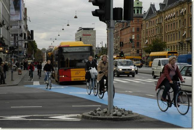 Design Direction Equality of various modes of transportation being served by street design.