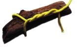 The Bowline is normally used to tie yourself onto the end of a rope.