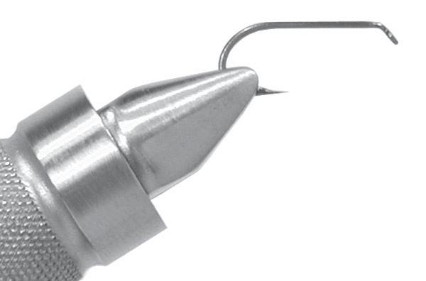 Our jaws are through-hardened tool steel so they will hold hooks rock solid for years and years.