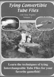 Invaluable for the tube fly tyer. Item # 80302 DVD Tying Convertible Tube Flies, Volume 1 and 2.