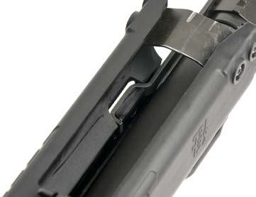 E. ASSEMBLY Joining of the Barrel and Receiver Assemblies 1. Ensure the bolt carrier is properly placed into the forend as shown in Figure E-1.