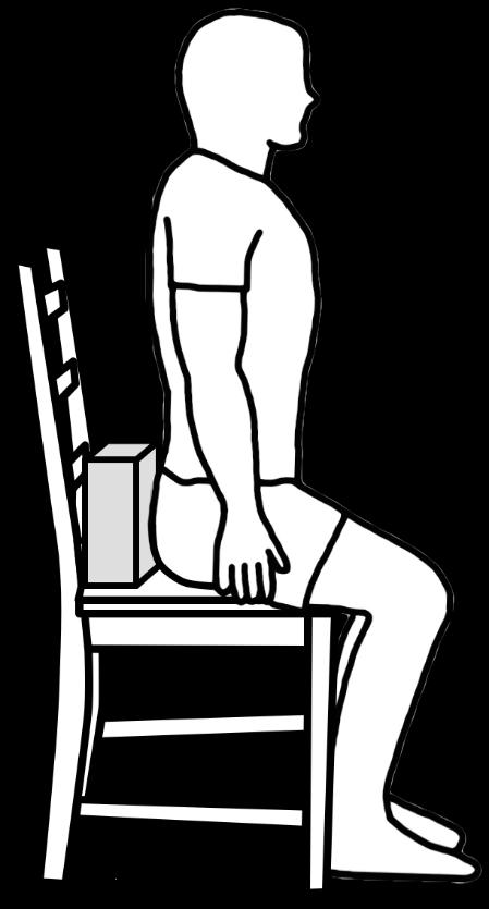 for Specific Yoga Poses Pelvic Tilt Pose in Chair 1. Sit up straight in a chair with your feet firmly planted on the floor hip-width apart. Let your arms hang by your sides. 2.