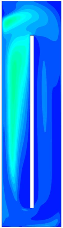 fration. (a) (b) () () Figure 5: Pahua tan uner 0.0014 m/s gas superfiial veloity.    fration.