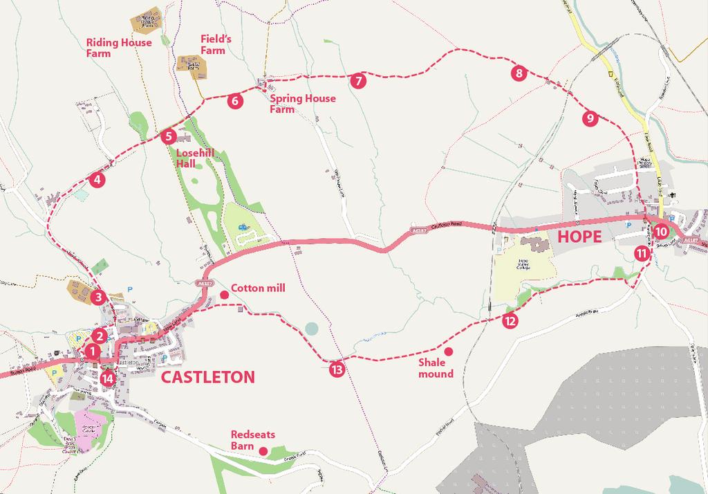 CASTLETON and HOPE Medieval Historical Landscape a self-guided trail Explore Castleton and Hope s medieval and later past with this self-guided trail.