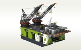 CRANE VESSEL Vessel for lifting/transporting heavy offshore structures Heavy lift crane vessels are mainly used as work ships to transport and install offshore structures and come in various