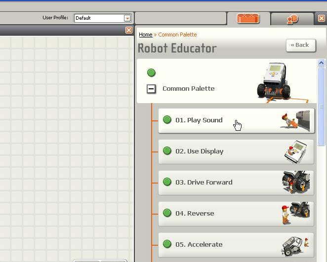 Software The Robot Educator 1 The Robot Educator is a series of tutorials that