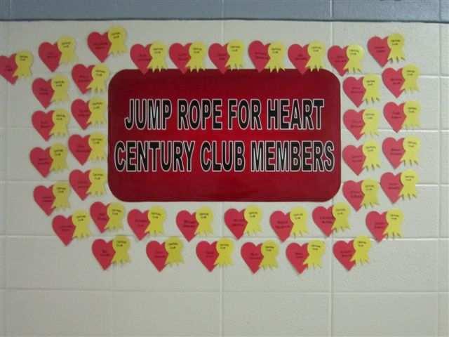 6) Recognize 100% class participation with a special heart on the Heart Wall. 7) Prize for 100% class participation. Kickball for the class is popular at our school. 8) JRFH pencil for signing up.
