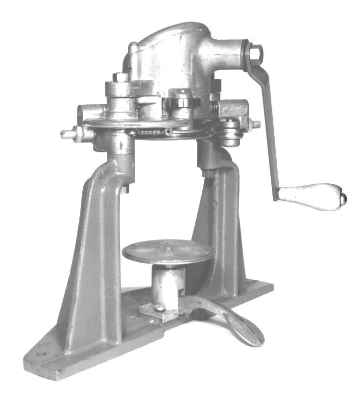 OPERATOR'S MANUAL Model 23H Hand Crank Seamer If you are not