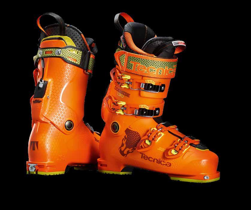 28 TECNICA SKIBOOTS 2017/18 HIGH PERFORMANCE / FREERIDE HIGH PERFORMANCE / FREERIDE TECNICA SKIBOOTS 2017/18 29 CONQUER YOUR MOUNTAIN POWER LIGHT DESIGN The polyeter frame material is 2,5 times
