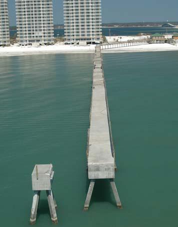 in Chapter 1). 1. The wooden Sunglow Fishing Pier in Daytona Beach Shores sustained additional structural damage to its seaward end. 2.