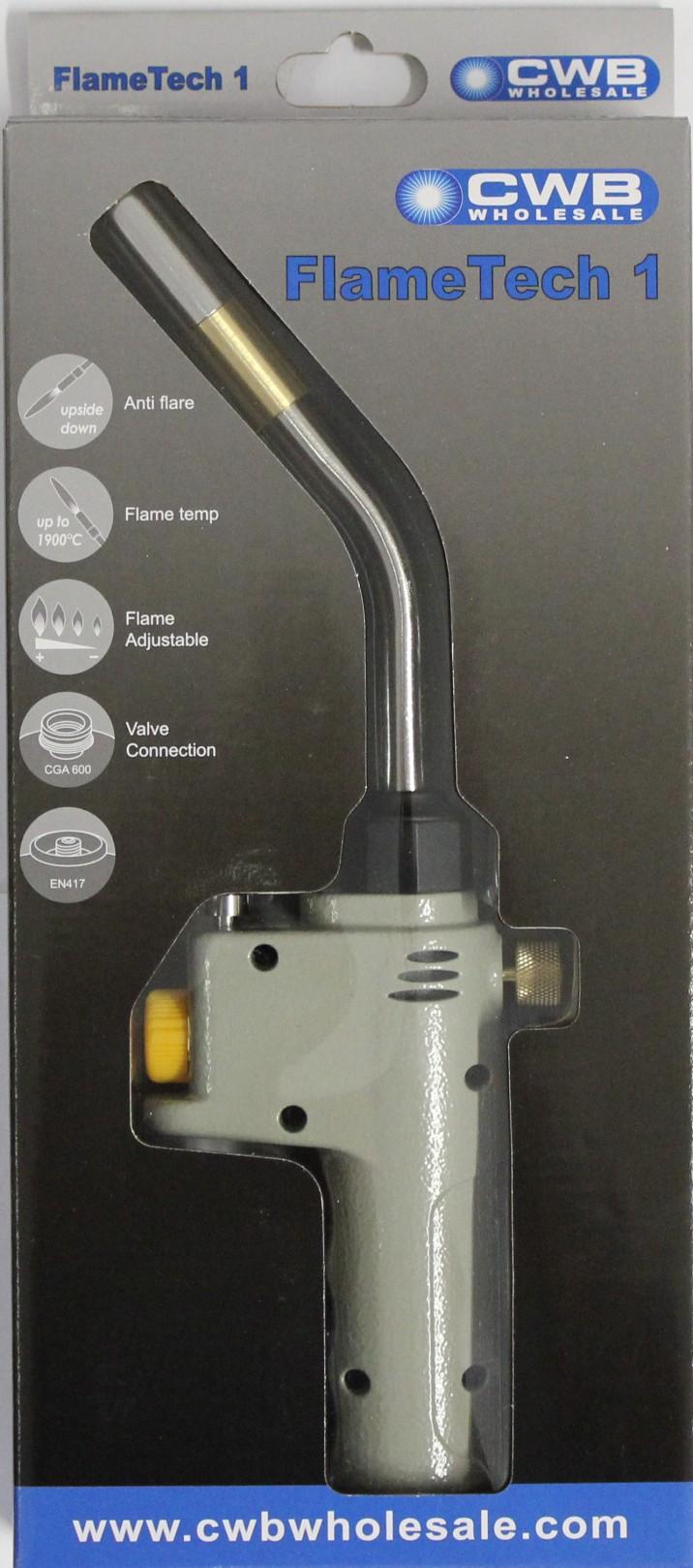 BRAZING EQUIPMENT Self Ignite Torch. The torch has been manufactured from a cast aluminium body rather than the traditional plastic type making it more difficult to damage.