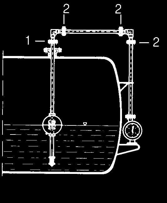 Floating roof version Type designation: S The below-tank-height indicator mounting instrument is used for liquid level measurement in tanks with a floating roof.