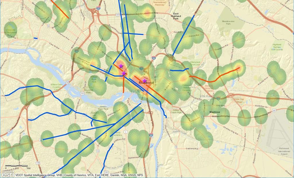 Of concern, many of the people who have died in these crashes have been people walking. Pedestrian fatalities in Richmond are disproportionately high when compared to other localities within Virginia.