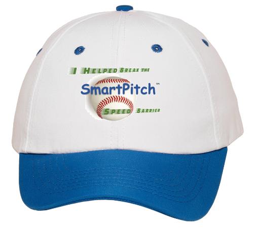 "I Helped Break the Speed Barrier" SmartPitch Cap SmartPitch is the affordable future of speed measurement!!! ADVANTAGES OVER RADAR GUNS & OTHER APPS SmartPitch is completely automatic.