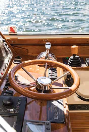 Opposite page: At the start of 2016, the Hinckley Company bought MDI sailboat builder Morris Yachts, which was founded by Tom Morris in the 1970s.
