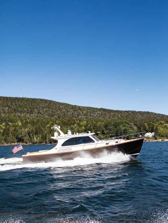 A once in a lifetime experience. Sailing four times daily. A Hinckley motoryacht cruising through Somes Sound.