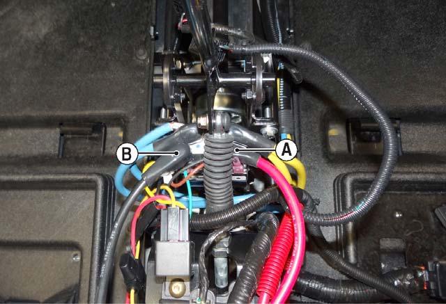 Tighten securely. Install switch harness to the module and secure using cable ties. ROV-232 11.