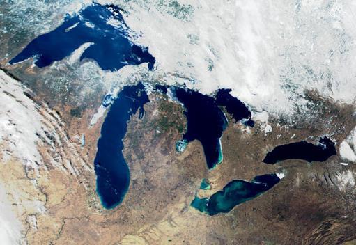 The Great Lakes: Size Cover more than 94,000 square miles and drain more than twice as much land.