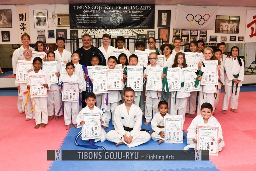 Congratulations to Our New Tibon s Goju Ryu Fighting Arts Color Belts for August 2017 It s Rumored from a Good Resource 2018 USA National Championships and USA Team Trials Reno, Nv Sensei Gene Tibon
