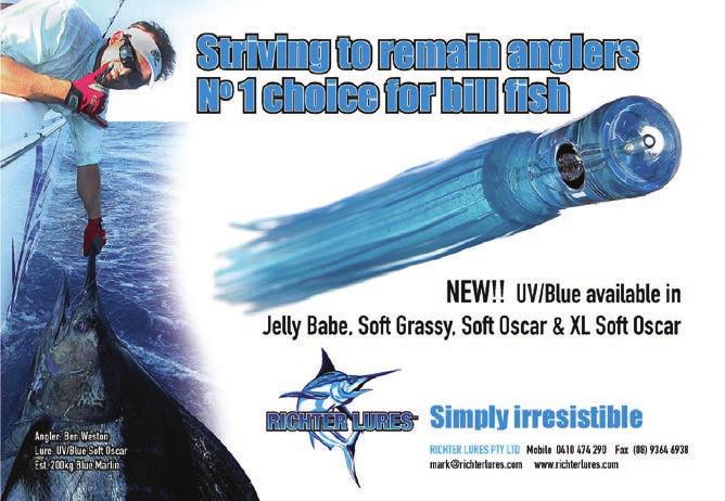WWW.PGFC.COM.AU memories with over 150 billfish released in that month we were hoping for another big month.