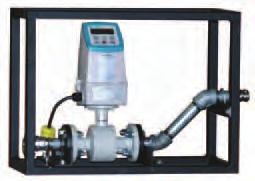 Magnetic Grout Flow Meter Measures the flow rate (at a maximum measuring error of 0.