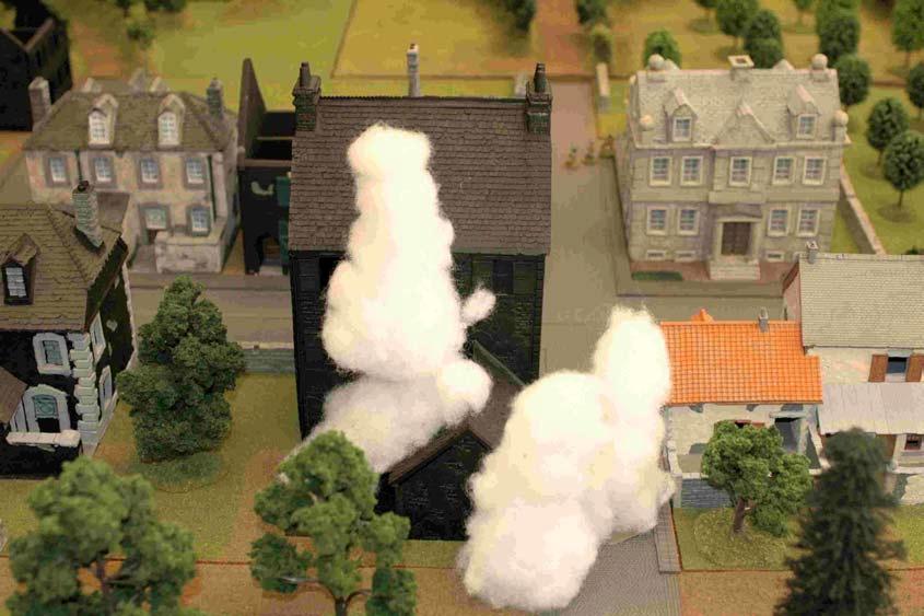 The Germans Press On The Germans attempted to cover their assault by using smoke for the