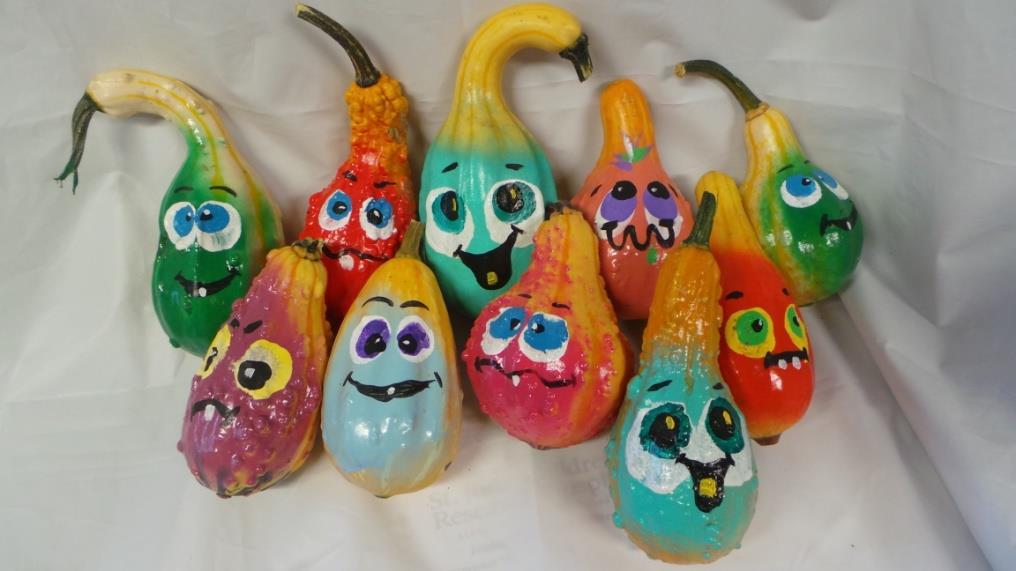PAINTED WARTED GOURDS The Painted