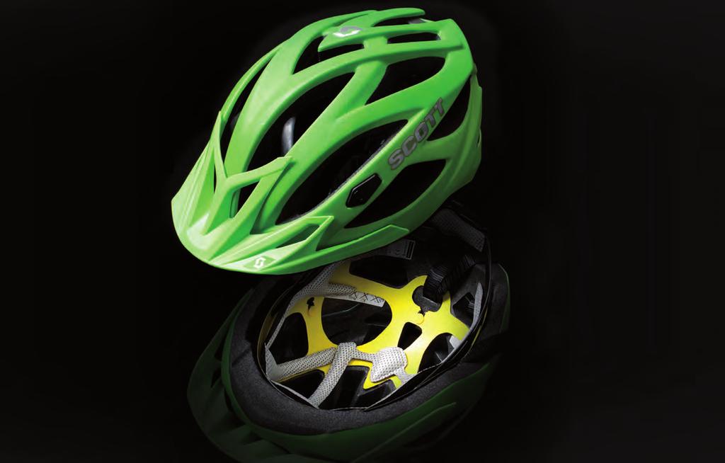 SCOTT LIN MIPS TECHNOLOGY WITHIN THE SCOTT HELMET RANGE The new Scott Lin is for mountain bikers seeking an allround helmet with stylish looks and increased safety.
