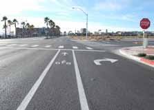 constrained. Turn lanes work best when they do not negatively impact conditions for Major Arterials: Appropriate non-motorized modes. Reduces delay on automobiles and transit.