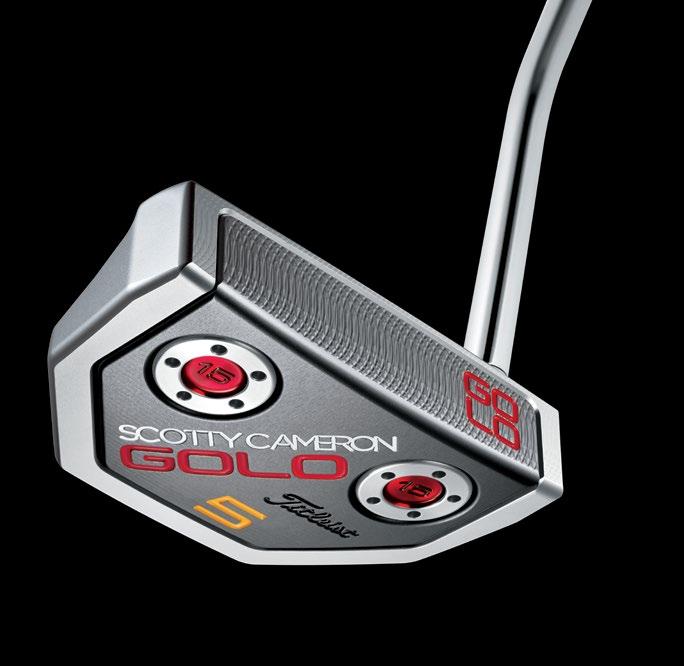 PUTTERS 21 NEW The new Select line blends precision Scotty Cameron craftsmanship with multi-material technology for a soft