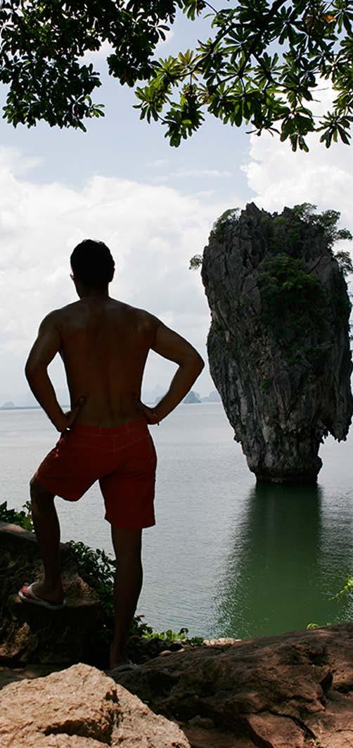 EXCURSION PREBOOKING LIST PHANG NGA BAY BY JUNK & CANOE_Full day For a different way to experience Phang Nga Bay, first take a junk boat out to enjoy the beautiful scenery before sliding into a canoe