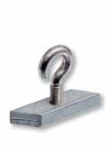 10101 Screw hooks for aluminium goals, in stainless steel with aluminium couplings. No.