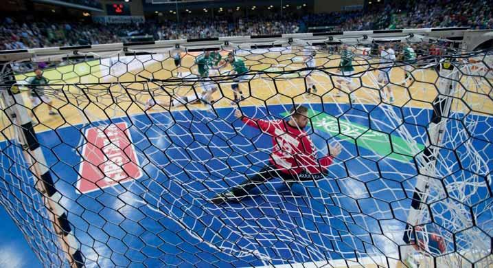 Handball 2.1 No. 108-26 Camera-optimised handball goal net with chequered pattern both sides NEW Camera-optimised handball goal net.