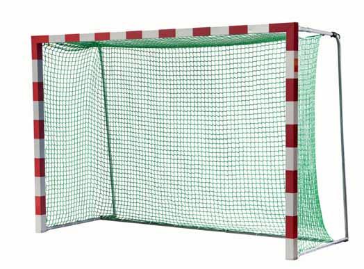 Handball 2.7 No. 126-01 Indoor Hockey Goal Nets Mesh size 4.5 cm. Dimensions: width 3 m, height 2 m, top depth 0.80 m, bottom depth 100 cm.