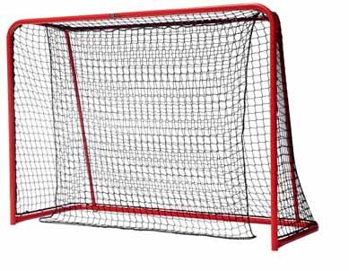 Mesh size 4.5 cm, width 3.66 m, height 1.80 m, top depth 90 cm, bottom depth 120 cm. In this case the net only comes down as far as the backboard (at the sides and back).