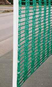 503-01 = Volleyballnet in colour green. = 01 = green = 06 = black No. 5011 Volleyball net in approx. 2.3 mm high tenacity polypropylene, reinforced all round with tarpaulin, 11.