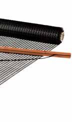 9093 Pull cords for tennis court drag nets in approx. 10 mm soft braided plastic. Length 3.50 m. Galvanised fasteners on both ends. No.